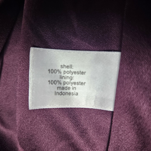 Lane Bryant Floral Blouse Womens 18 Lined Semi Sheer Career V-Neck Ruffle Party - Picture 11 of 14